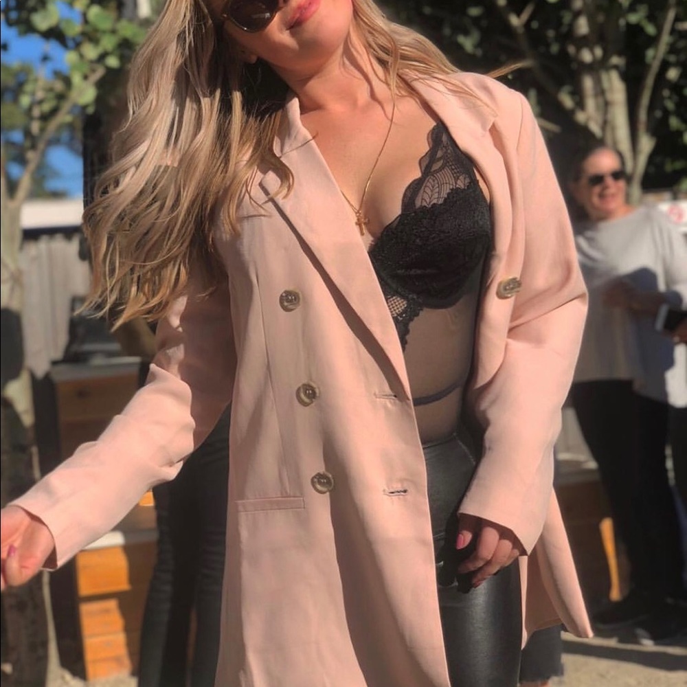 SOLD Forever 21 Lace Bodysuit Black